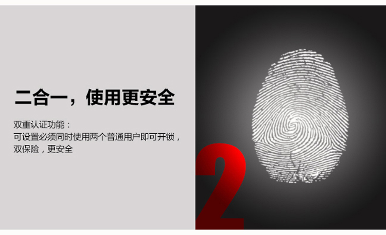 i2016F-玫瑰金指纹密码锁